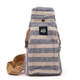 Natural Cotton Crossbody Bag