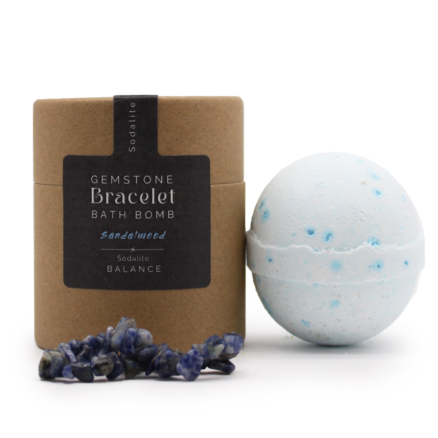 Bath Bomb with Gem Bracelet - Sodalite