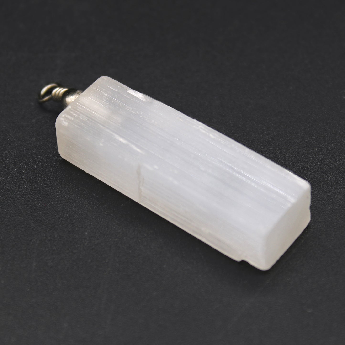 Selenite Pendant - Natural