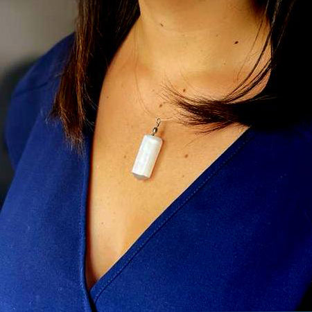 Selenite Pendant - Oblix