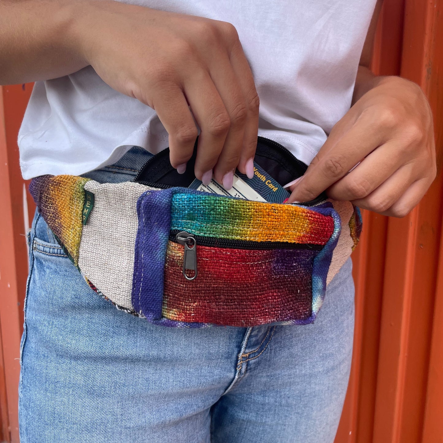 Tie-dye Hemp Fanny Pack