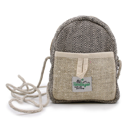Mobile Hemp Bag with Rope - Random Colour