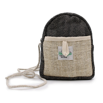 Mobile Hemp Bag with Rope - Random Colour