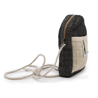 Mobile Hemp Bag with Rope - Random Colour